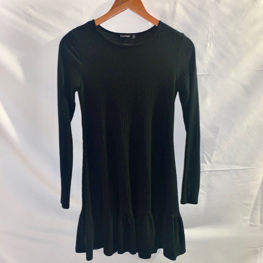 Black Peplum Dress 🖤